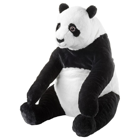 IKEA DJUNGELSKOG Large Soft Toy, Panda, (504.028.44) SET - Picture 1 of 10